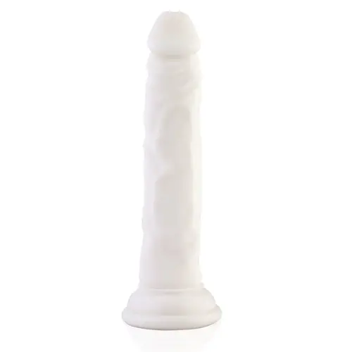 Gode réaliste KlicLok® et ventouse 19 CM blanc