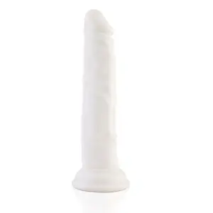 Realistischer Dildo KlicLok® und Saugnapf 19 CM Weiß