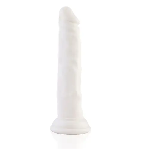Realistischer Dildo KlicLok® und Saugnapf 19 CM Weiß
