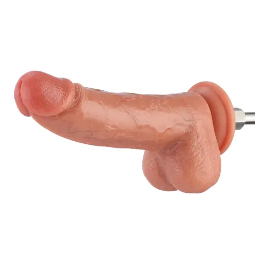 Realistischer Dildo KlicLok® und Saugnapf 21 cm Beige
