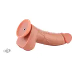 Gode réaliste KlicLok® et ventouse 21 cm Beige