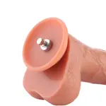 Realistischer Dildo KlicLok® und Saugnapf 21 cm Beige