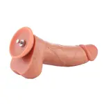 Hismith® Realistic Dildo KlicLok® and Suction Cup 21 cm Beige