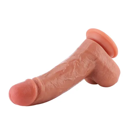 Hismith® Realistic Dildo KlicLok® and Suction Cup 21 cm Beige