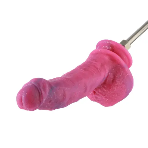 Hismith® Fantasy Dildo Curved Pink Aufsatz 24 cm KlicLok