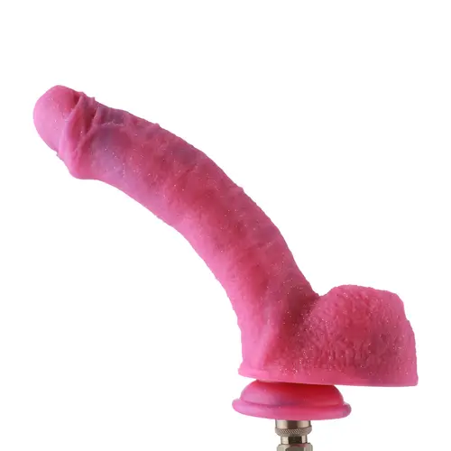 Hismith® Fantasy Dildo Curved Pink Aufsatz 24 cm KlicLok