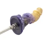 Dildo fantasia oro viola inserto 21 cm KlicLok