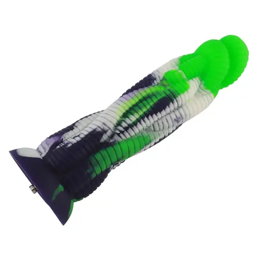 Dildo Fantasy Rattan KlicLok e ventosa 24 CM Verde