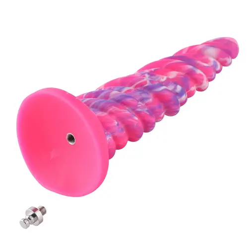 Dildo anale Fantasy KlicLok e ventosa 26 CM Rosa