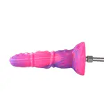 Dildo anale Fantasy KlicLok e ventosa 22 CM rosa-viola