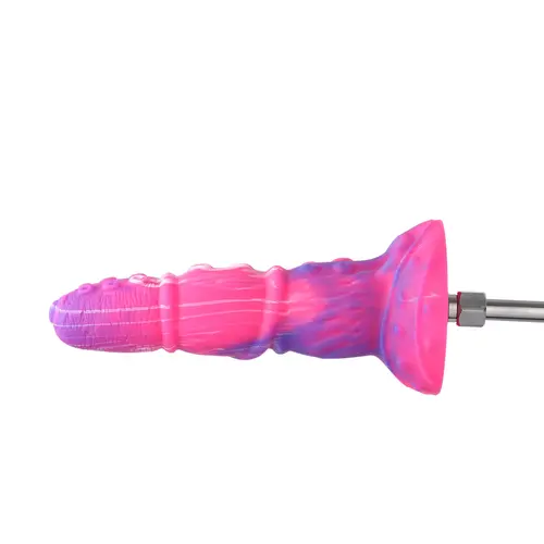 Dildo anale Fantasy KlicLok e ventosa 22 CM rosa-viola