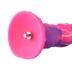 Dildo anale Fantasy KlicLok e ventosa 22 CM rosa-viola