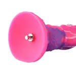 Hismith® Anal Fantasy Dildo KlicLok and Suction Cup 22 CM Purple-Pink