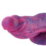 Gode fantaisie avec courbe légère KlicLok et ventouse 24 CM