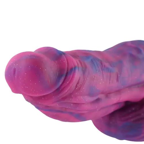 Gode fantaisie avec courbe légère KlicLok et ventouse 24 CM