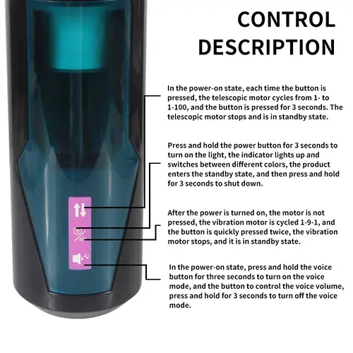 Hismith® Stotende Pocket Masturbator Met Kreungeluiden KlicLok  Smart APP