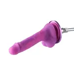 Adattatore a ventosa medio Hismith Premium KlicLok viola