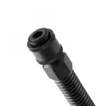 Adattatore a molla flessibile in acciaio inox nero Hismith Premium KlicLok
