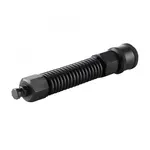 Adattatore a molla flessibile in acciaio inox nero Hismith Premium KlicLok