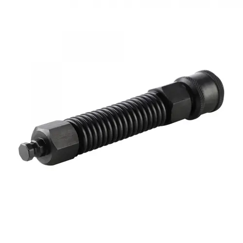 Adattatore a molla flessibile in acciaio inox nero Hismith Premium KlicLok