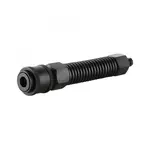 Adattatore a molla flessibile in acciaio inox nero Hismith Premium KlicLok