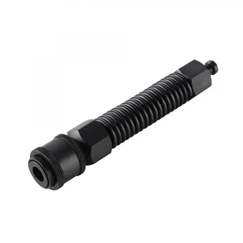 Adattatore a molla flessibile in acciaio inox nero Hismith Premium KlicLok