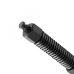 Adattatore a molla flessibile in acciaio inox nero Hismith Premium KlicLok