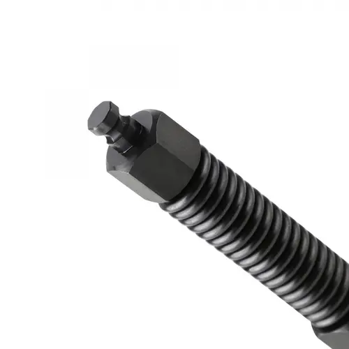 Adattatore a molla flessibile in acciaio inox nero Hismith Premium KlicLok