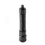Adattatore a molla flessibile in acciaio inox nero Hismith Premium KlicLok