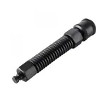 Adattatore a molla flessibile in acciaio inox nero Hismith Premium KlicLok