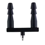 Adattatore doppio Vac con blocco a U Hismith Premium KlicLok