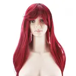 Auxfun® Peluca Roja - Cabello sexy para la muñeca sexual Judy