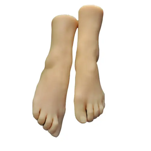 Auxfun® Mannequin Footman Weiblicher Fußfetischismus Rechts