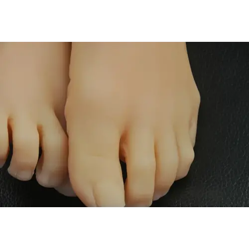 Auxfun® Mannequin Fußpuppe Paar Fußmodell Frau Fußfetischismus