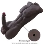 Hismith® Corps masculin avec grand pénis flexible Poupée sexuelle Anthony Sex Body