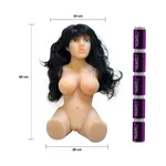 Hismith® Muñeca sexual 3D con vagina - ¡Culo y tetas grandes! Yolanthe