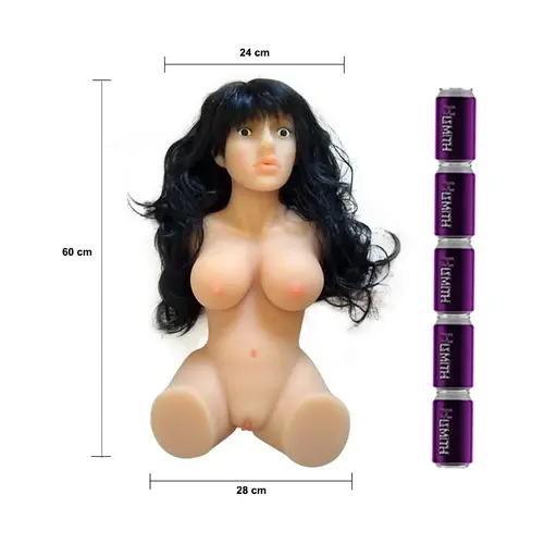 Hismith® Poupée sexuelle en 3D avec des fesses vaginales et de gros seins ! Yolanthe