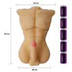 Masturbatore Corpo maschile per lei Bambola del sesso George Bambola del sesso per lui & corpo sessuale di lei
