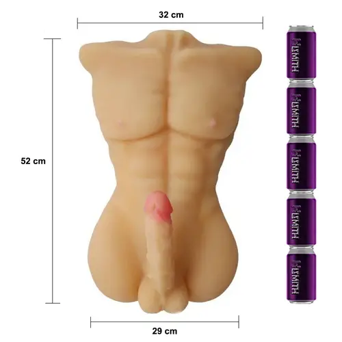 Hismith® Masturbator Male Body For Her Sex Doll George For Him & Her - Sex Body