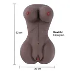 Sex Puppe Masturbator Ebenholz Mia Kali