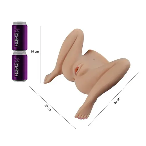 Hismith® Sekspop Sally Onderlichaam Met Levensechte Vagina Anus- Benen Voeten