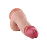 Hismith® Realistic Dildo 22 cm Long Sturdy Flexible Soft Skin Q-A-Connector