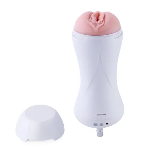 Hismith® Pocket Pussy for the QAC Sex Machines realistic Vagina with Vibration! Black