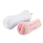 Hismith® Pocket Pussy for the QAC Sex Machines realistic Vagina with Vibration! Black