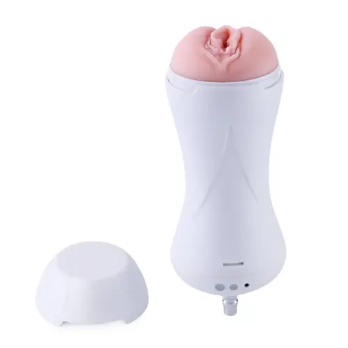 Hismith® Pocket Pussy for the QAC Sex Machines realistic Vagina with Vibration! Black