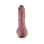 Hismith® Dildo Opzetstuk Dikke 25 CM Lange Dildo met QAC Bruin