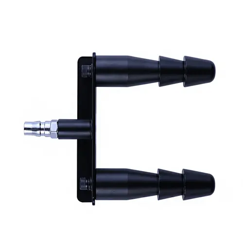 Hismith® Hismith Quick Air Double Vac U Lock Adapter Black suitable for Doc Jonhson