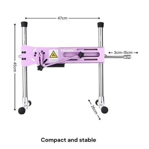 Hismith® Pro 1 Premium Smart APP Sex Machine Bundle Purple Poison