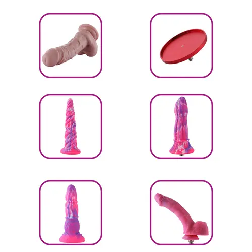 Pro 1 Premium Smart APP Sex Machine Bundle Red Passion