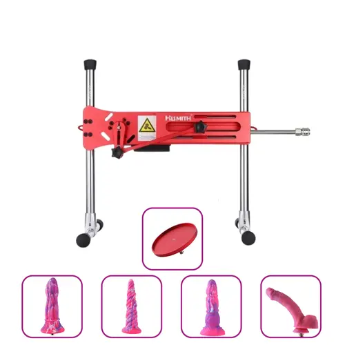 Hismith® Pro 1 Premium Smart APP Sex Machine paquete Red Passion